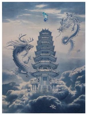  La Pagoda del Drago Azzurro: Un Ritratto di Serenità tra i Monti di Lvliang!